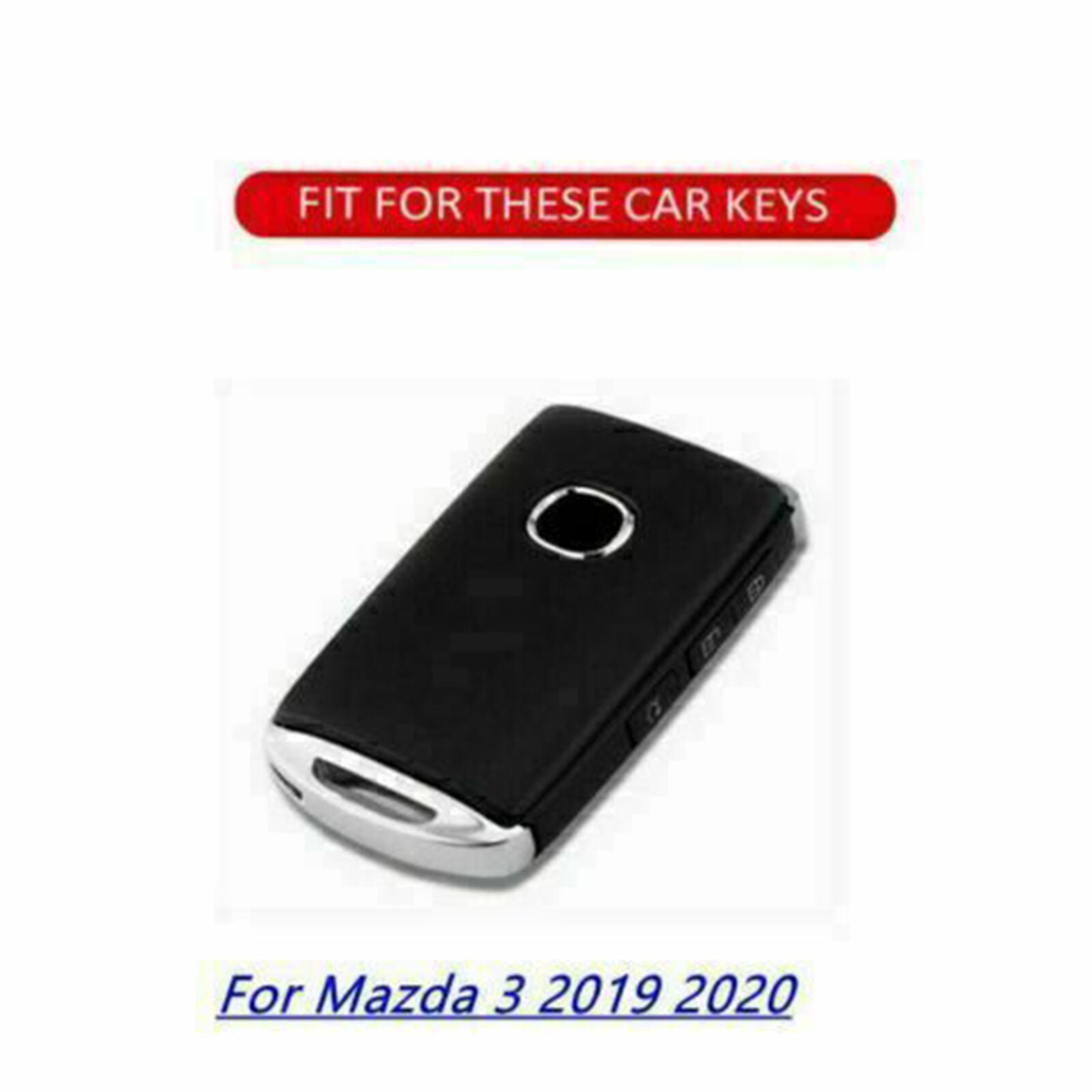 Zinc Alloy Full Sealed Car Key Fob Case Cover Shell Holder Fit Mazda3 CX-5 CX-30