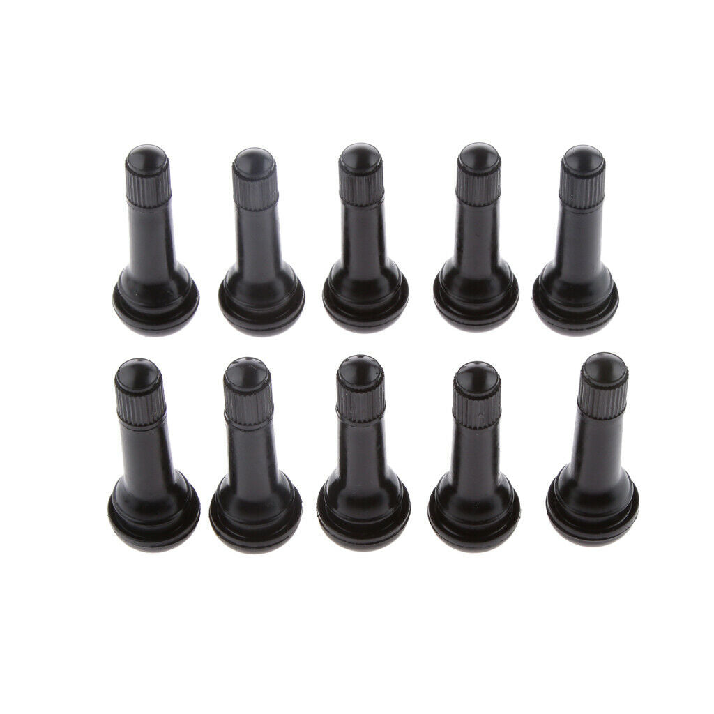 10x TR414 Tire/Wheel Air Pressure Stem Valve Caps for Car Rubber Zinc