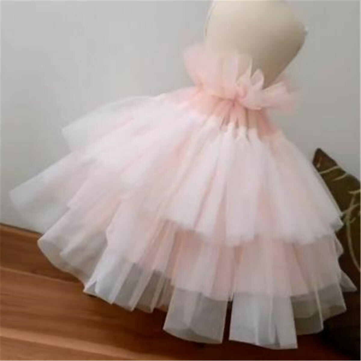 50CM Multi Layer Lace Trim Ribbon Skirt Wedding Dress Garment Sewing DIY Craft
