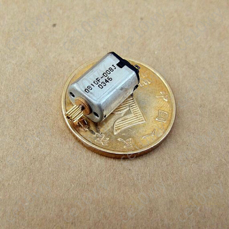 5x 3V DC Motor 35000RPM Metal Brushed K10 Micro Electric Motor with 0.2M 9T Gear