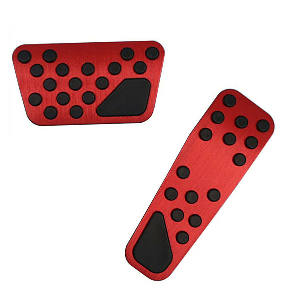 For 2009-19 Dodge Challenger Charger Chrysler 300 Gas Brake Pedal Pad Cover Red