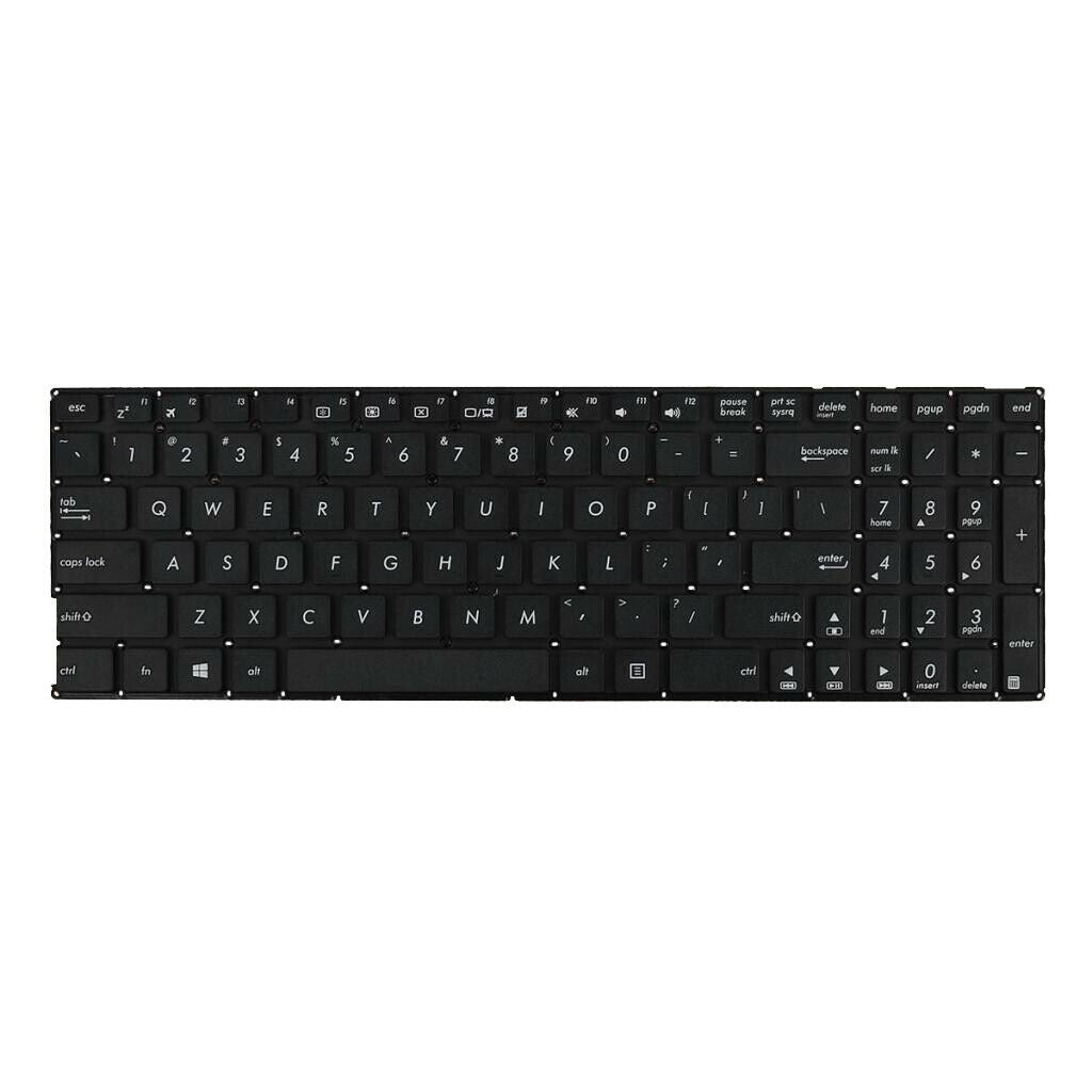 US Layout Keyboard Replacement Repair for ASUS K555 Laptop 360x120x5mm