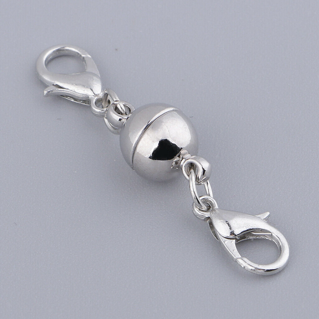 5 Sets Buckle Ball Magnetic Clasps With Both Sides Lobster Hooks DIY
