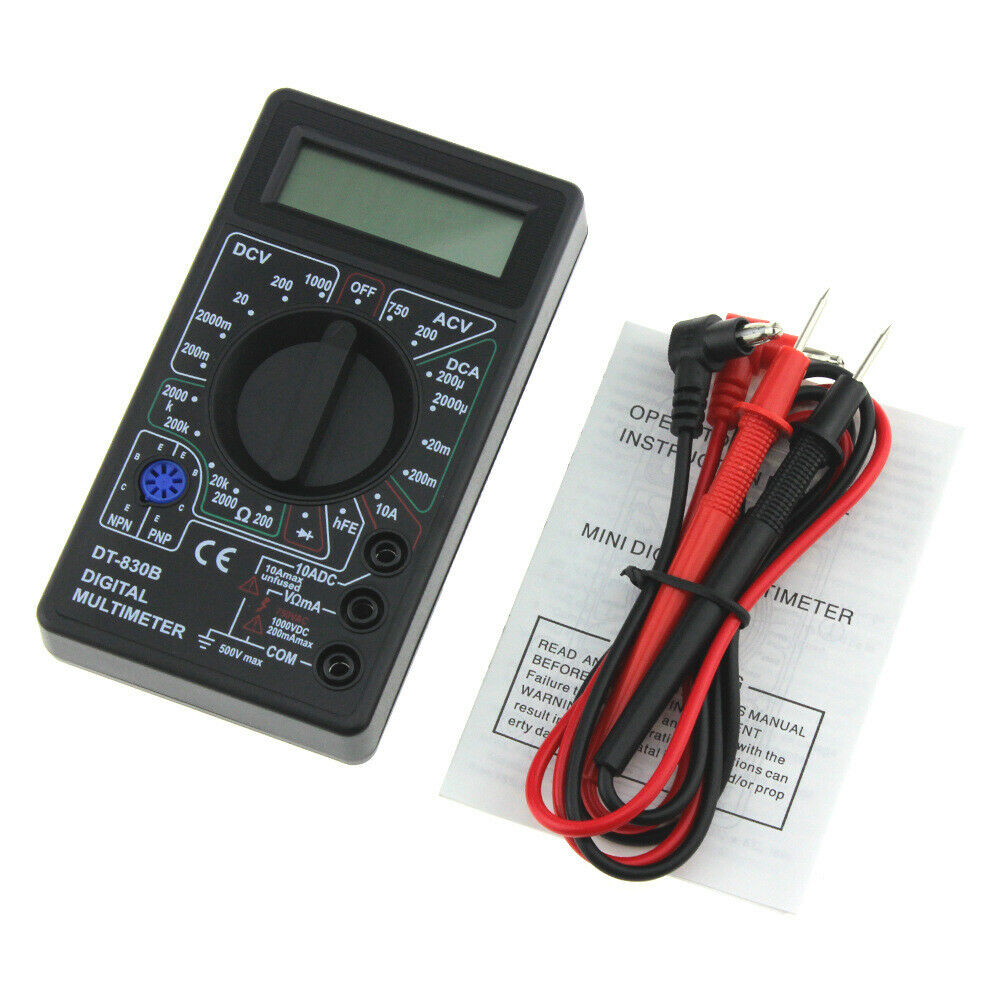 10 Ampere Current Resistance Ohmmeter 7 Fn Digital Multimeter Ac Dc Voltage Volt