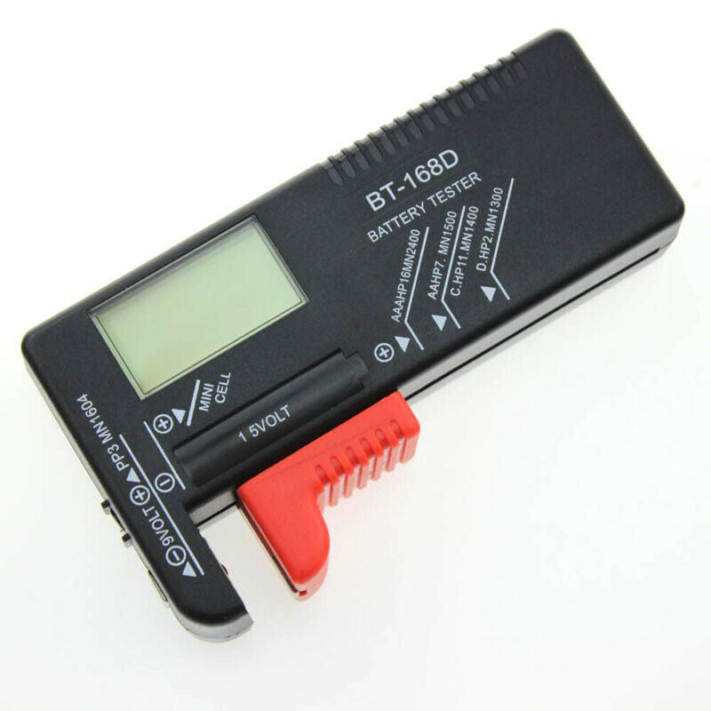 Lithium Battery Capacity Tester Testing Equipment LCD Display  for LR44 9V AAA