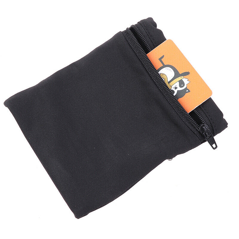 Travel Black Wrist Wallet Pouch Portable Pocket Key Zipper Sport Wrist Be.l8