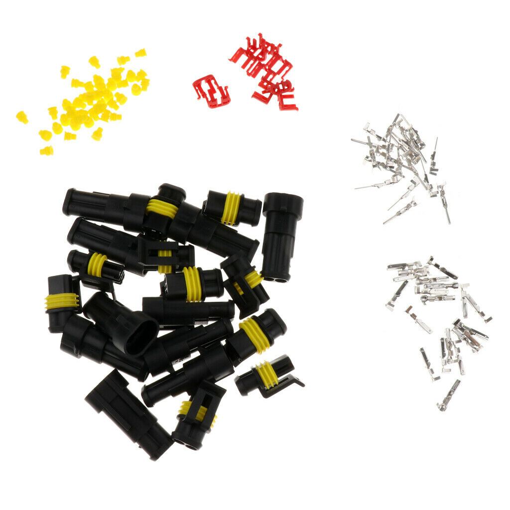10 Sets Waterproof Automotive Plug / Socket,  Way Car