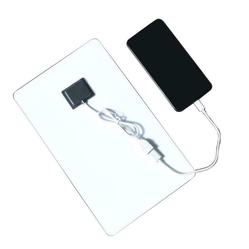 Outdoor Phone Battery Power Bank 5V Flexible Solar Panel Battery with USB Port