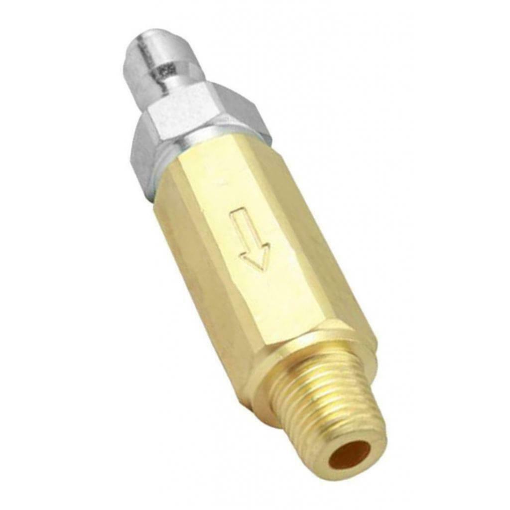 Brass Pressure Washer Nozzle Filter 1/4'' Threaded Male Plug 4500psi