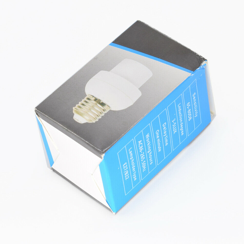 1pc E27 Sound Control Induction LED Halogen CFL Light Bulb Holder Socket Adapter