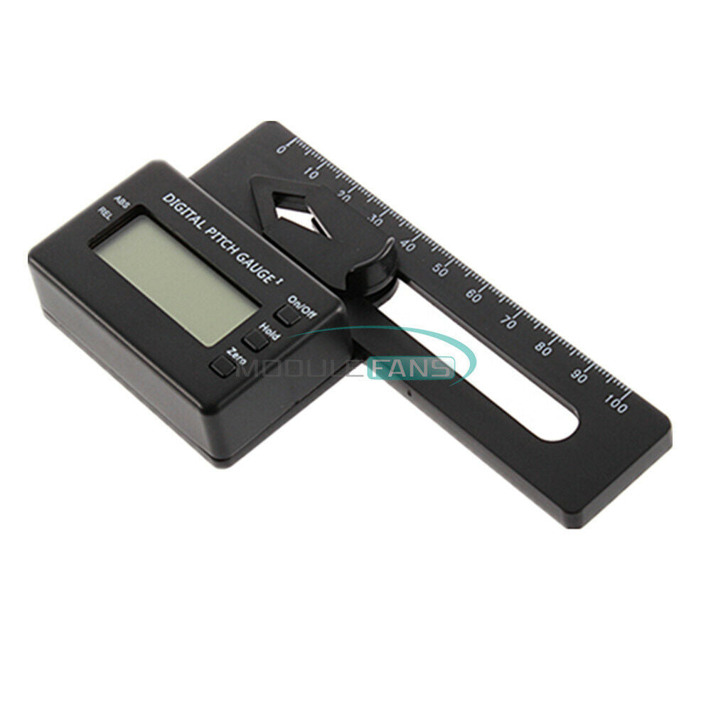 TL90 Digital Pitch Gauge LCD Blades Degree Angle For ALIGN AP800 TREX 450-700