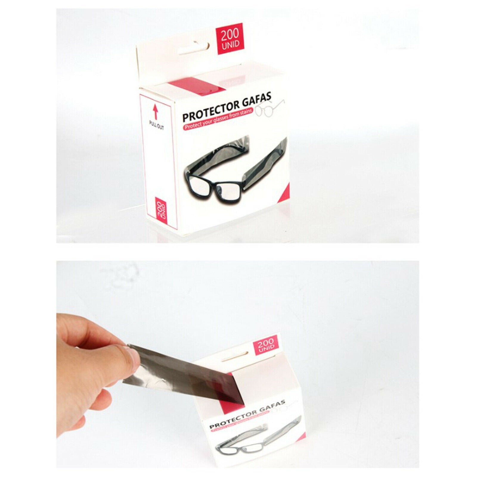 Disposable Eye Hair Dye Glasses Legs Sleeves Coloring Salon DIY