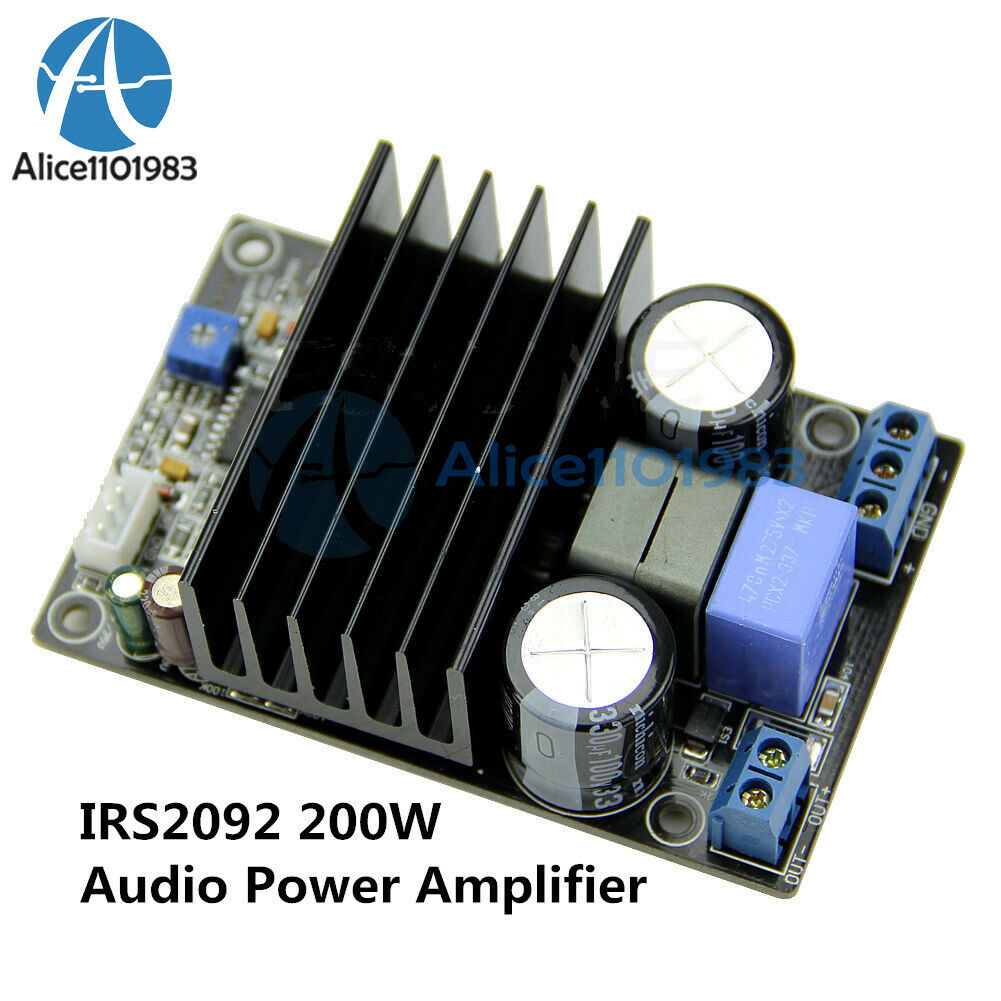 IRS2092 CLASS D Audio Power Amplifier AMP Kit 200W MONO Assembled Board Module