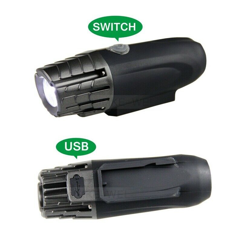 LED USB Rechargeable Bicycle Bike Tail Light Brake Rear Lamp 120 Lumens 650mAh