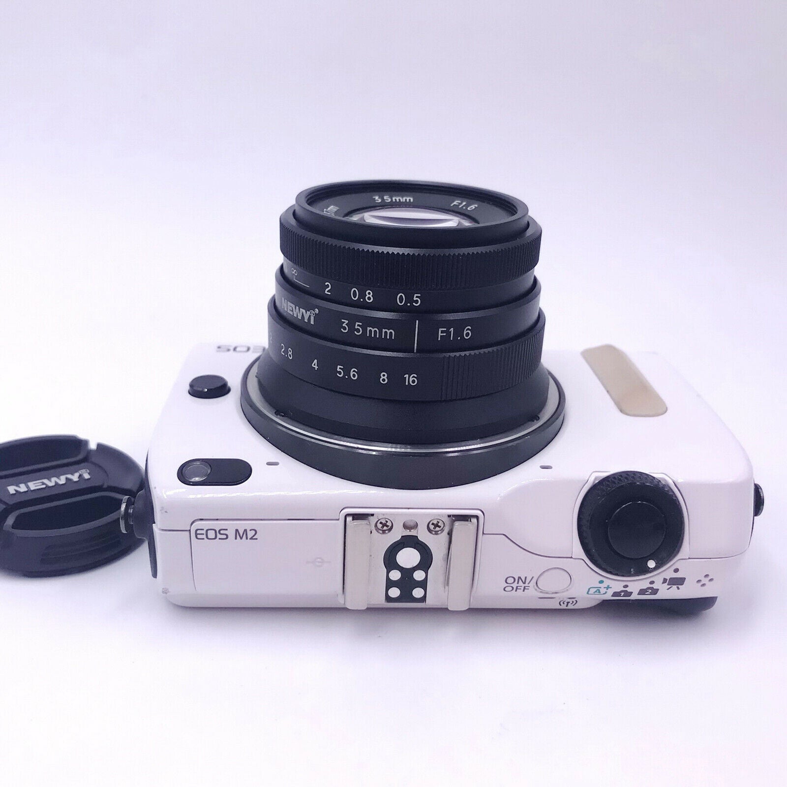 Mini Metal 35mm f/1.6 APSC Camera Lens for Canon EOS M M2 M3 M5 M6 M100