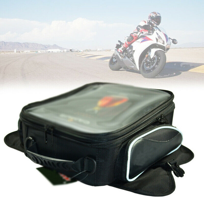 1680D Double Nylon Motorcycle Oil Fuel Tank Bag Backpack Waterproof Saddlebag