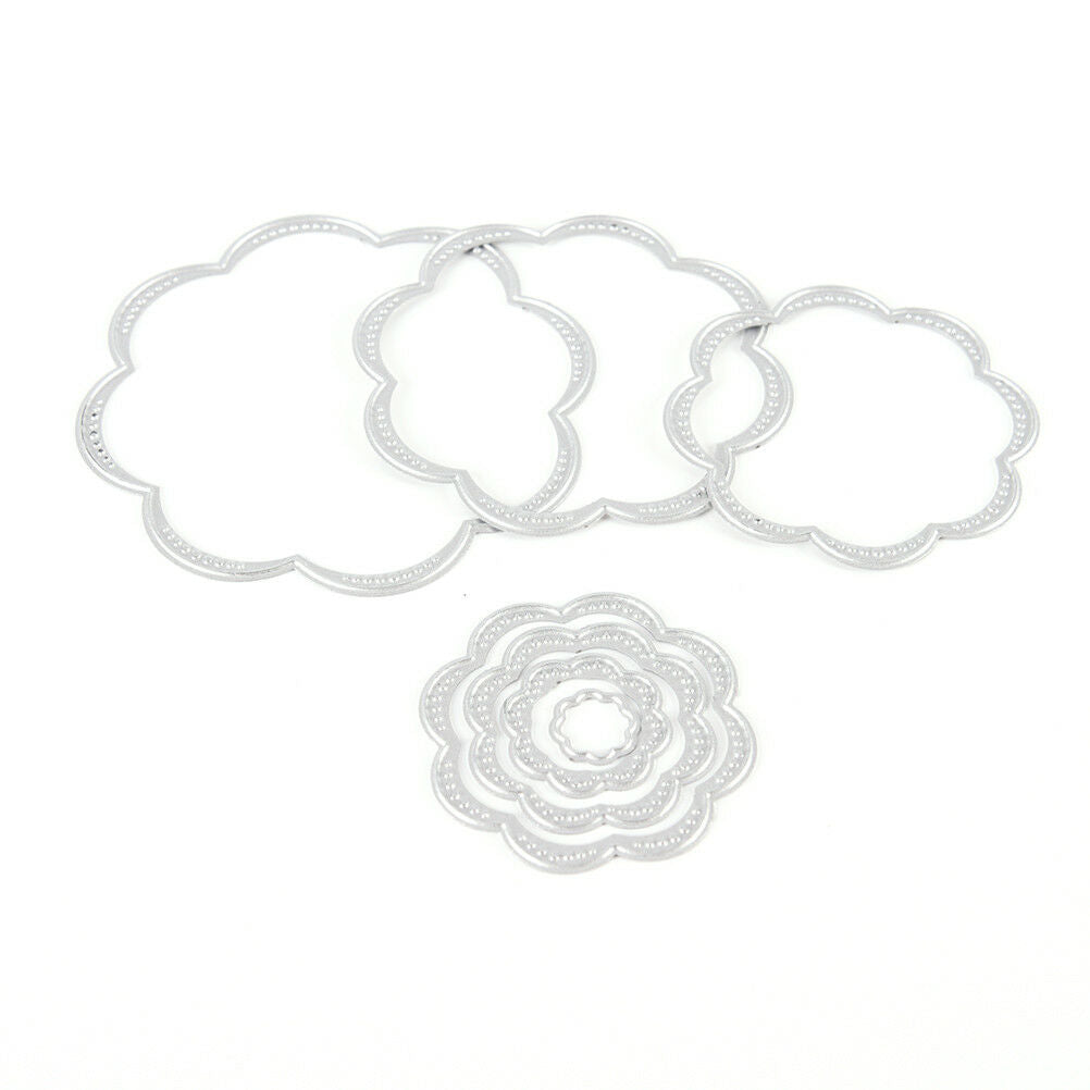 7x Flower Metal DIY Cutting Die Stencil Scrapbook Album Paper Card Emboss.l8