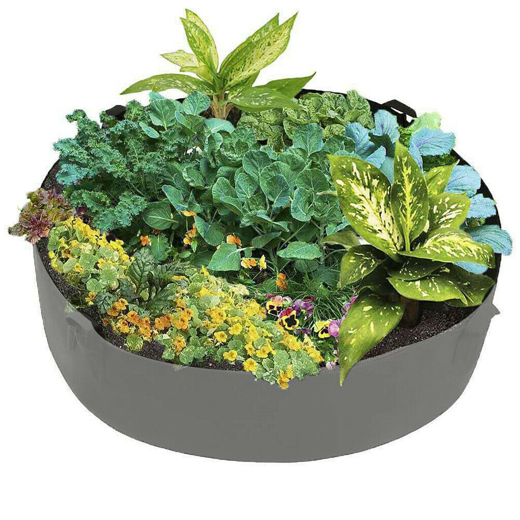 2X Garden Planting Flower Grow Bag Raised Bed Fruit Box Container New 127x30cm