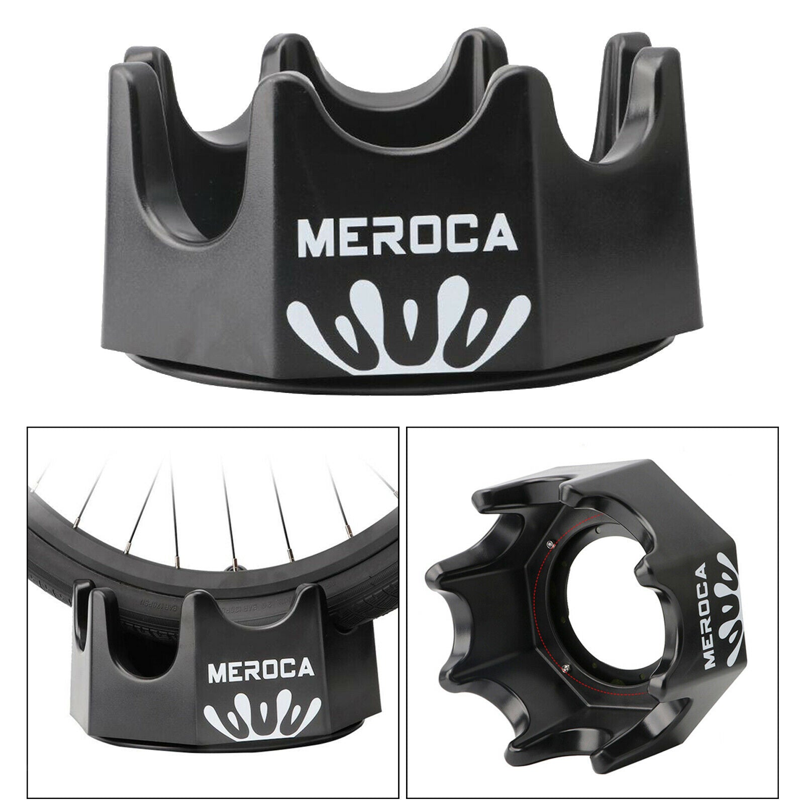 Solid Bike Front Wheel Riser Indoor MTB Road Bicycle Support Leveling Block