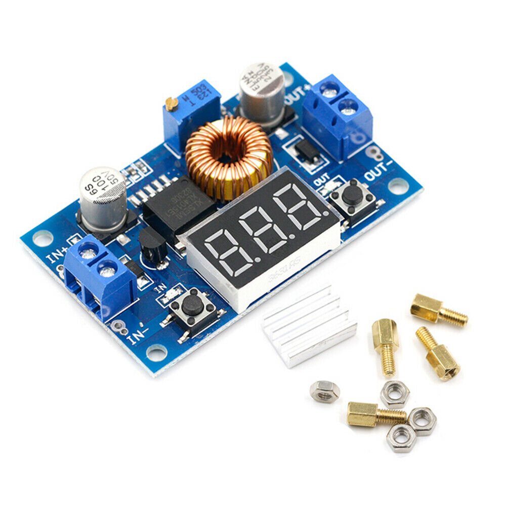5A 75W XL4015 DC-DC Converter Adjustable Step-Down Module 4.0-38V to 1.25V-36V
