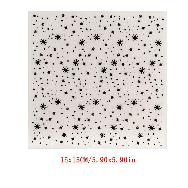 Dot Plastic Embossing Folder Stencil Template DIY Craft Making Card Scrapbooking
