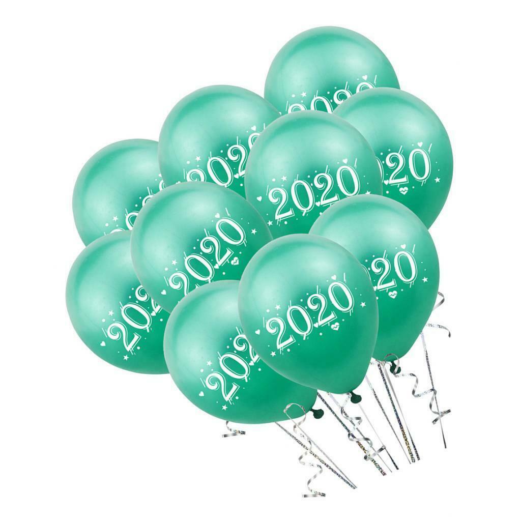 40pcs New Year Balloons Decorations New Year Wedding Favors Accessories