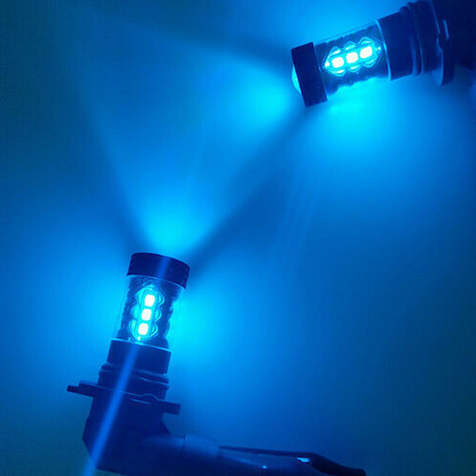 H16 5202 LED Fog Light Lamp Bulbs for GMC Sierra 1500 2008-2015 8000K Ice Blue