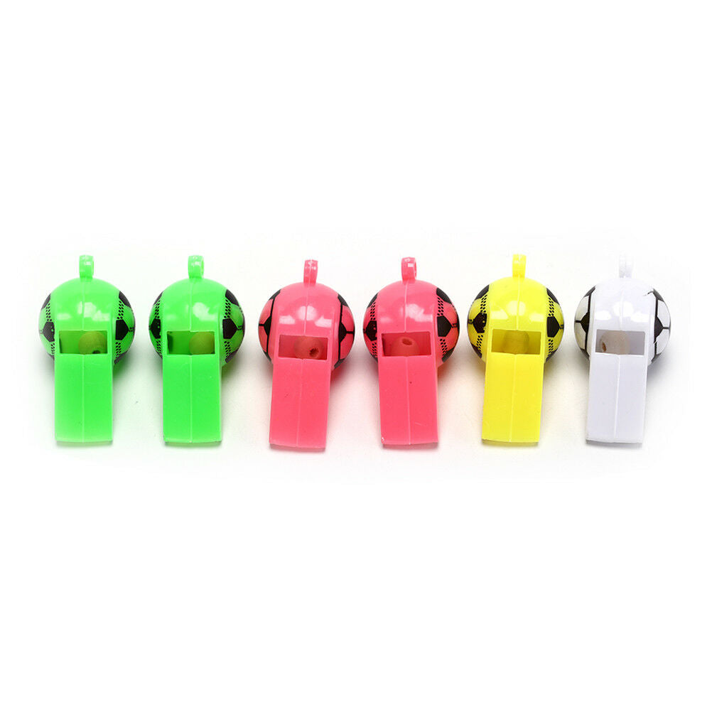 6pcs/lot soccer football whistle cheerleading toys with ropes for kids JDUK  Qx