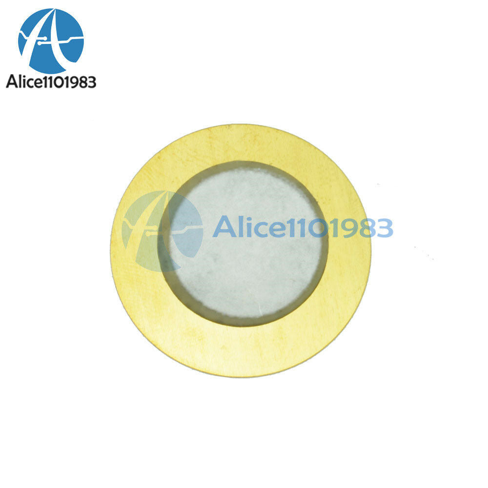 10PCS 20mm Piezo Elements Sounder Sensor Trigger Drum Disc 6.5KHZ  Copper
