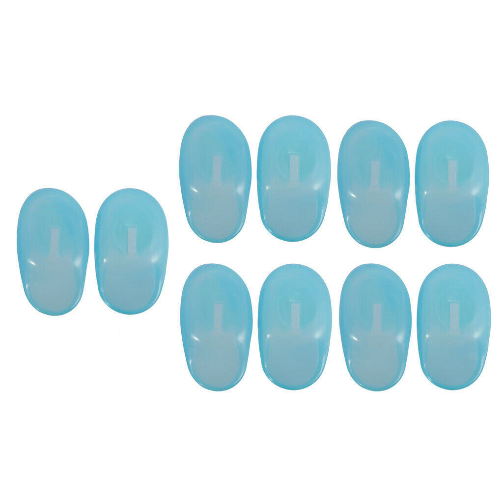 10PCS Pro Hair Coloring Perm Ear Cover Protector Salon Barbers Ears Shield