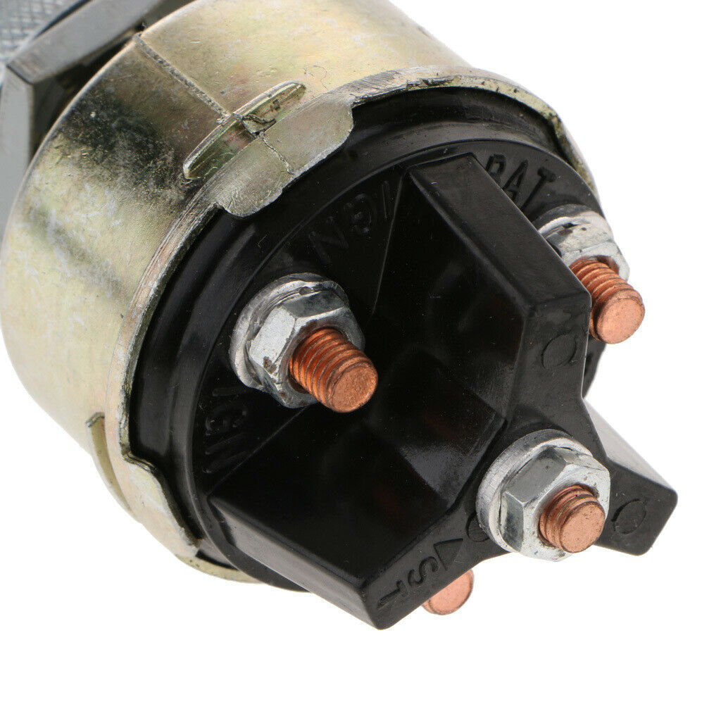 Universal Car Ignition Key Starter Switch Lock Cylinder 2 Position W/ 2 Key