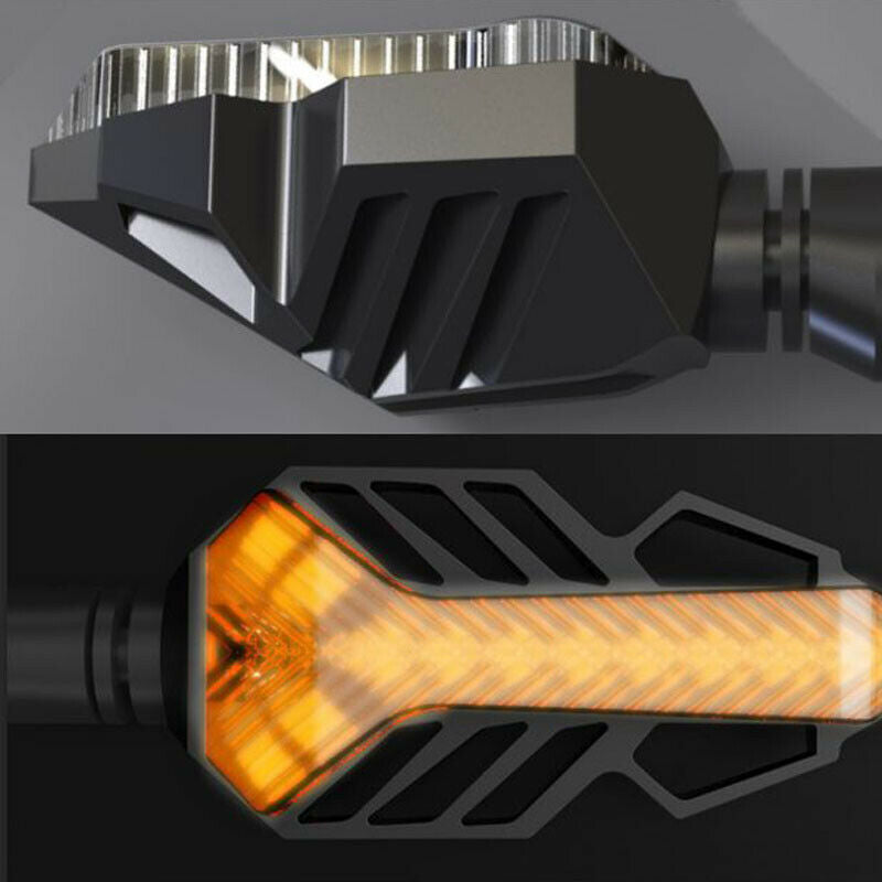 2PCS Motorcycle Scooter Modification Driving Passing Turn Signal Lights Fog lamp