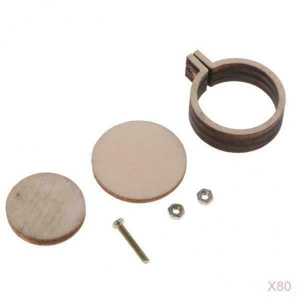 80 Sets Lots Embroidery Hoop Frames Openable 30x25mm Embroidering Rings
