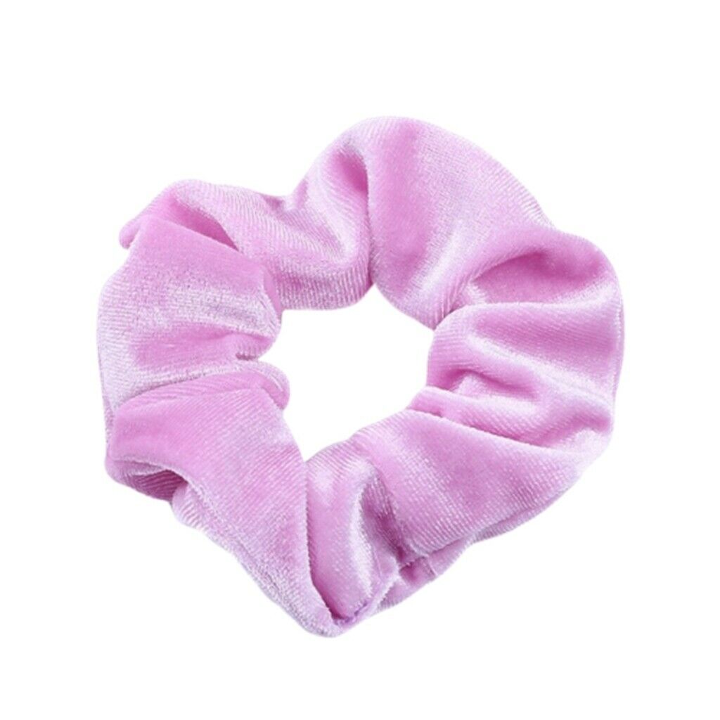 50Pack Velvet Scrunchies Mixed Hair Band Rubber Hair Tie Ponytail Holder