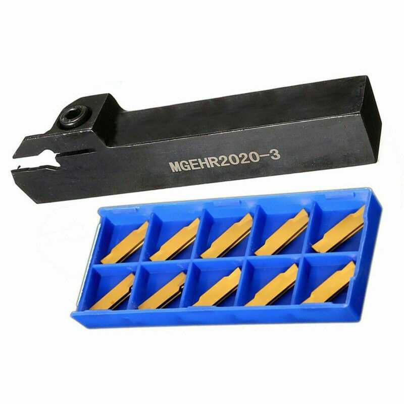 MGEHR2020-3 Lathe Grooving Parting Cutter Tool Holder + MGMN300-M 3mm Inserts