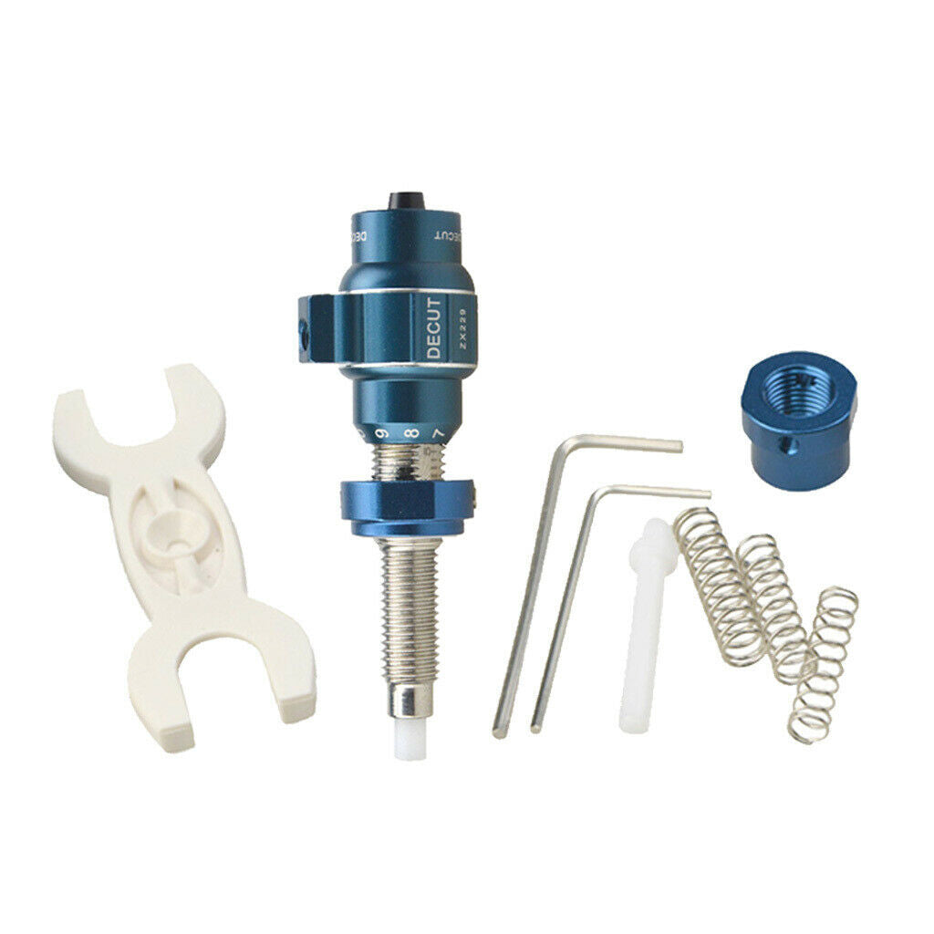 Archery Recurve Bow Cushion Plunger Screw on Arrow Rest Button Set Blue