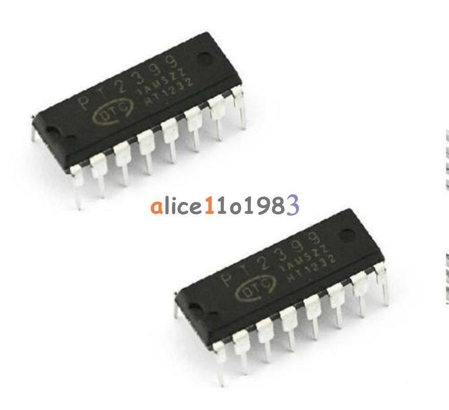 10Pcs PT2399 DIP-16 Audio Digital Reverb Processing Circuit Chip TOP