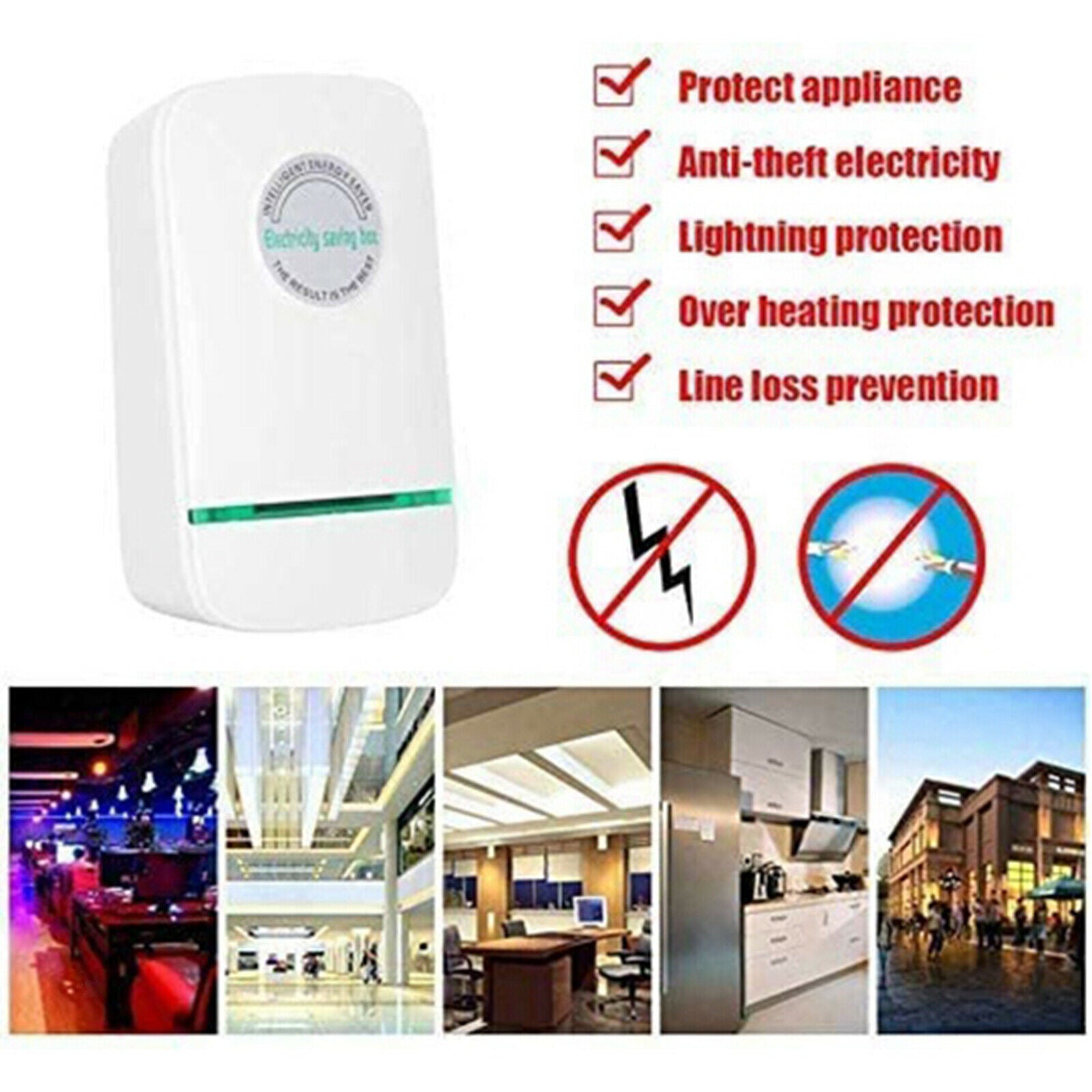Portable Mini Power Energy Electricity Saving Box Household Electric Save Device