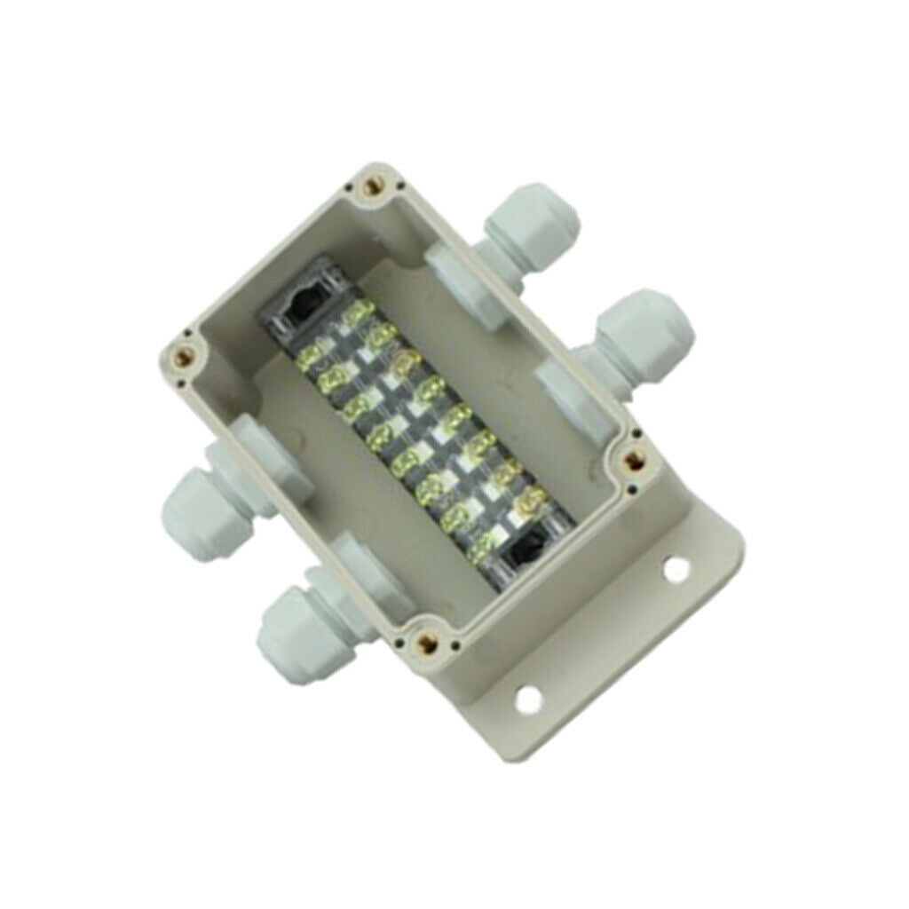 IP66 Waterproof Electrical Junction Box Cable Glands 132x69x50mm 2 in 2 out