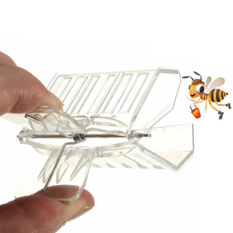 5X Plastic Queen Cage Clip Bee Catcher Beekeepers Beekeeping Tool Equipment N LS