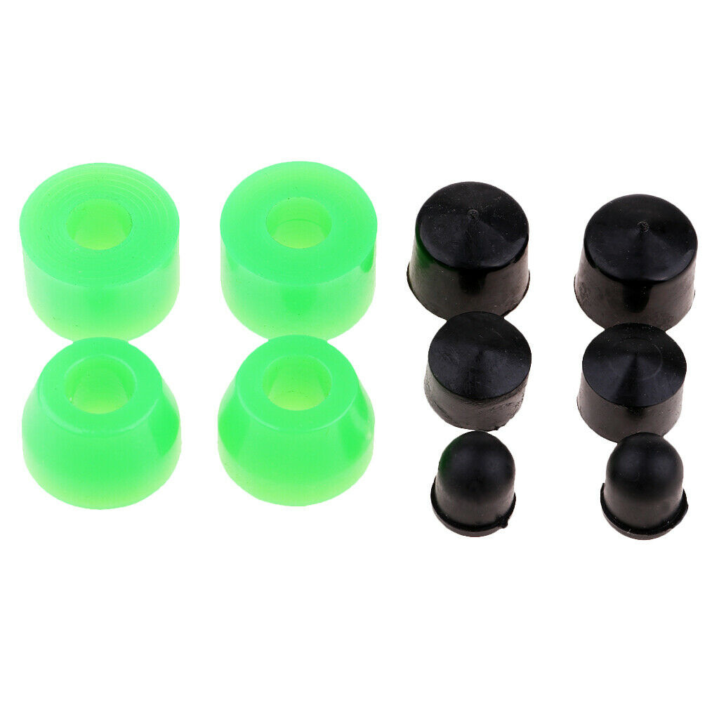 10pcs Longboard Skateboard Bushings Conical Cylinder Bushing  Cups Set