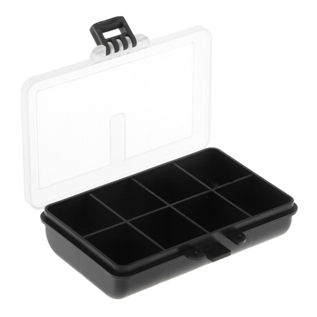8 Compartments Waterproof Plastic Fishing Lures Baits Hook Tackle Box Case