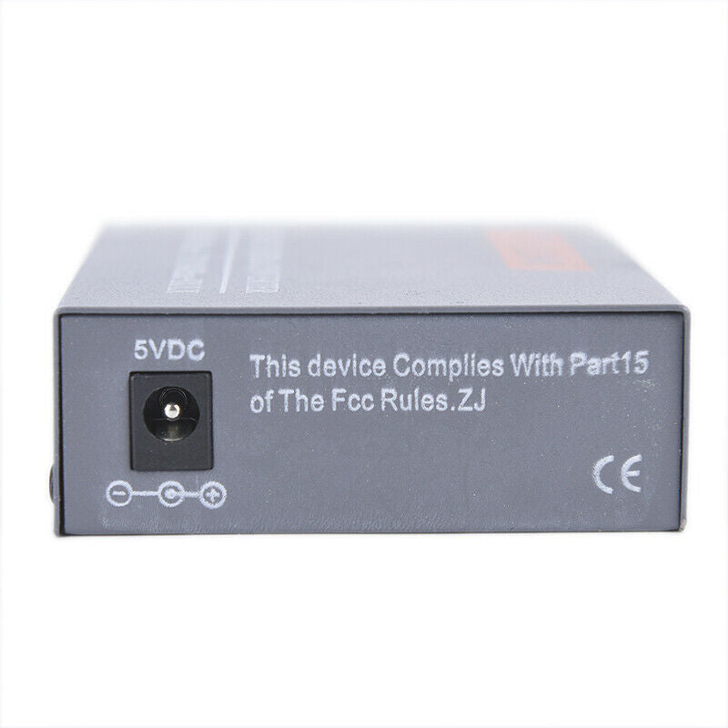 1Pair HTB-GS-03 A/BGigabit Fiber Optical Media Converter 1000Mbps 20KM US Plu.DD