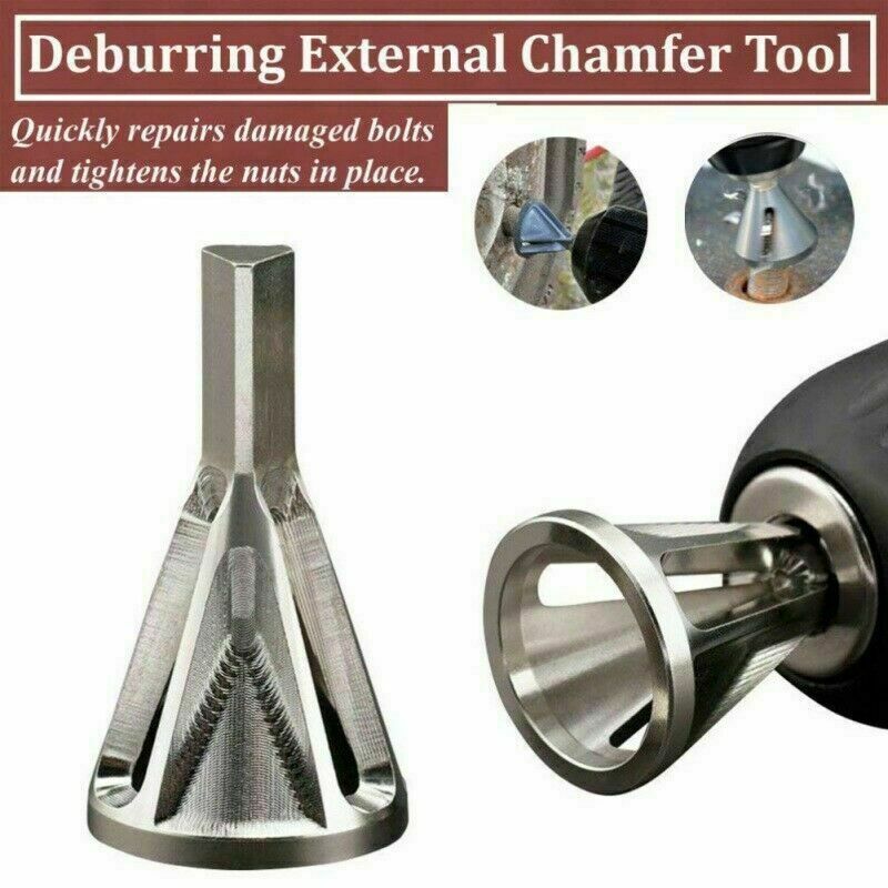 1x Stainless Deburring Repair Damaged Quickly Bolt Thread Remove Drill Bit New