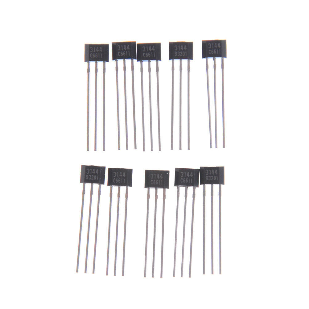 10pcs AH3144E OH3144 3144 Hall Effect Sensor Magnetic Detector Fin.l8