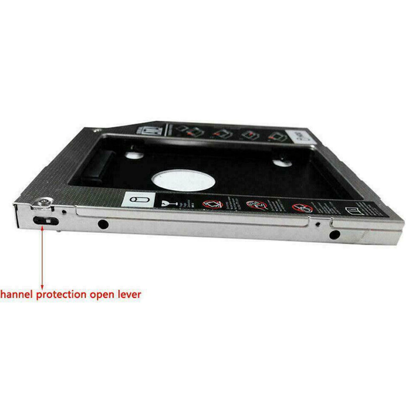 9.5mm Universal SATA 2nd SSD HDD Hard Drive Caddy For CD DVD-ROM Optical Bay