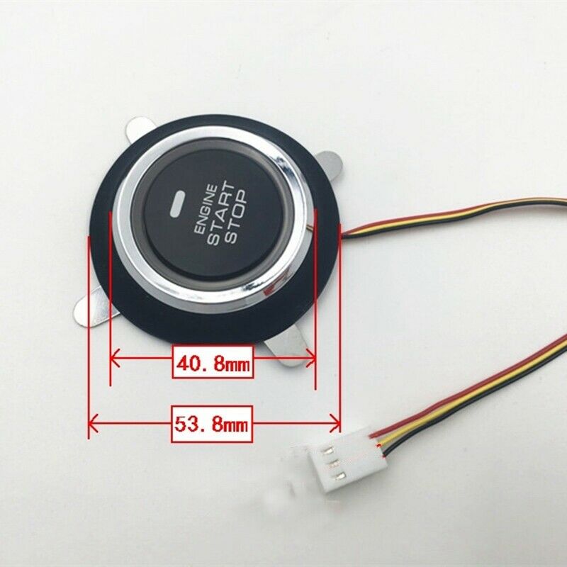 2X(Universal Car Keyless Remote Start/Stop Entry Push Button Car Part Q5O8)