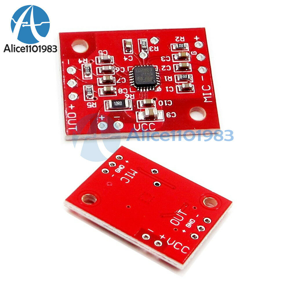 K472 Low Noise Electret Microphones Amplifier Board Replace MAX9812 Module