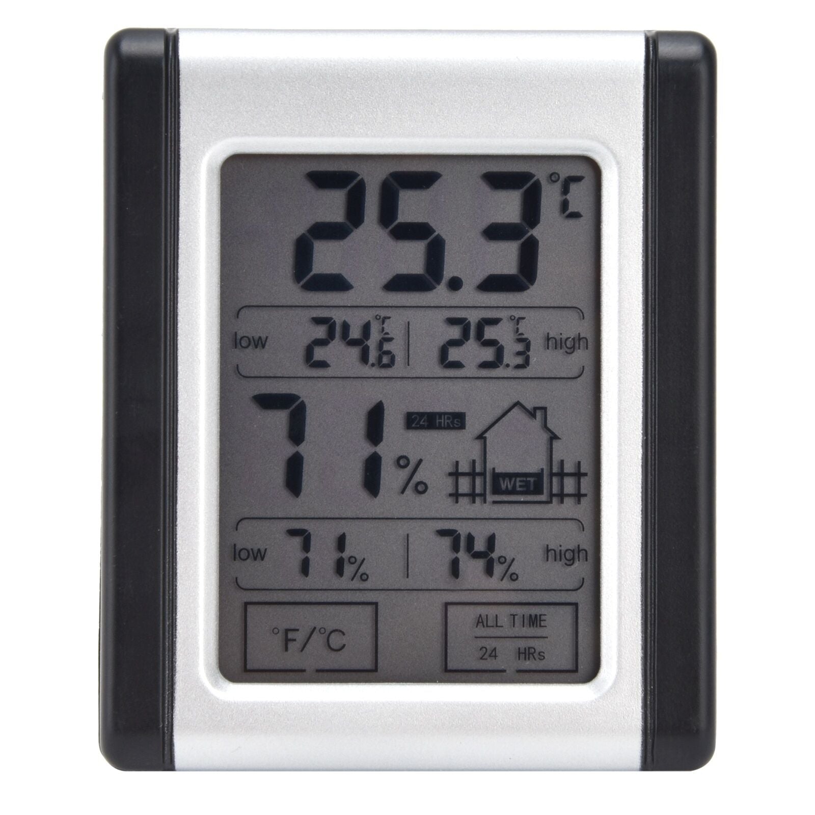 High Accuracy Digital Thermometer Hygrometer Touch Screen Electronic Temperature
