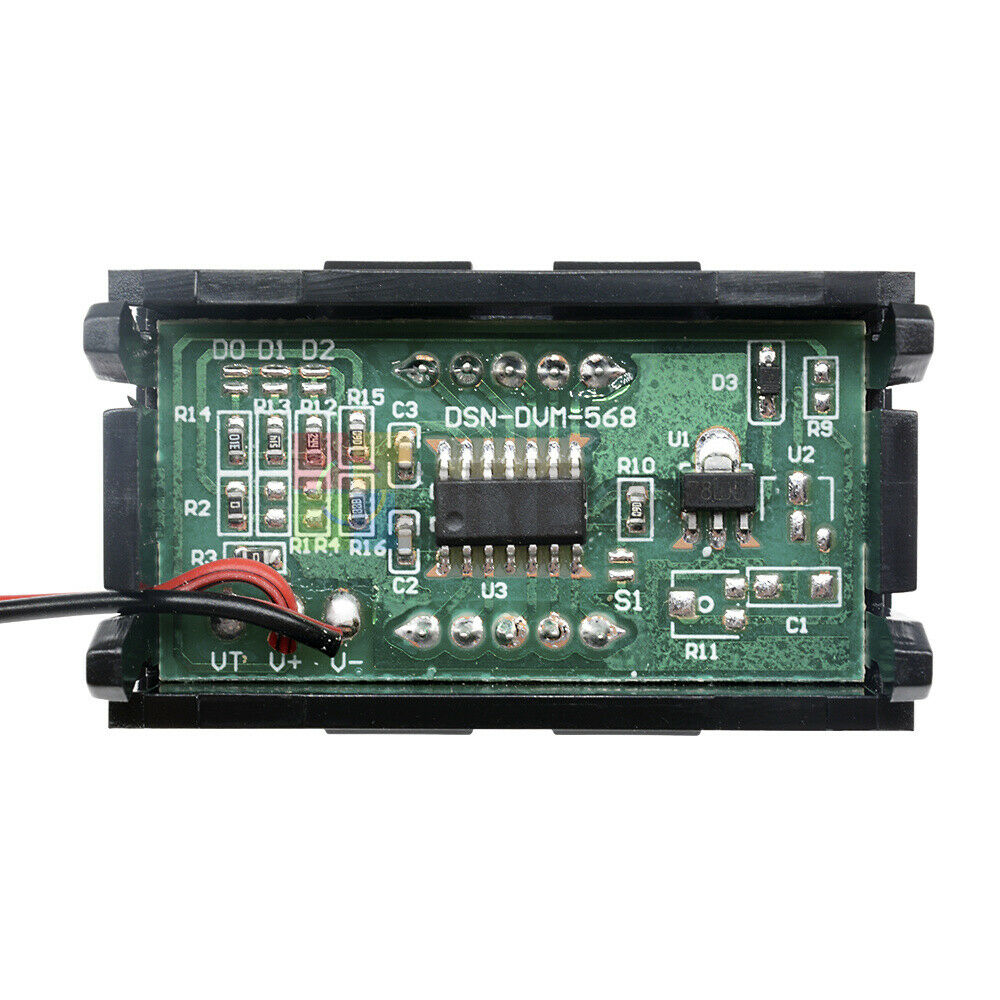 10PCS 0.56" Digital Tube 3 Bit Voltmeter Red LED Panel DC4.5-30V Voltage Meter